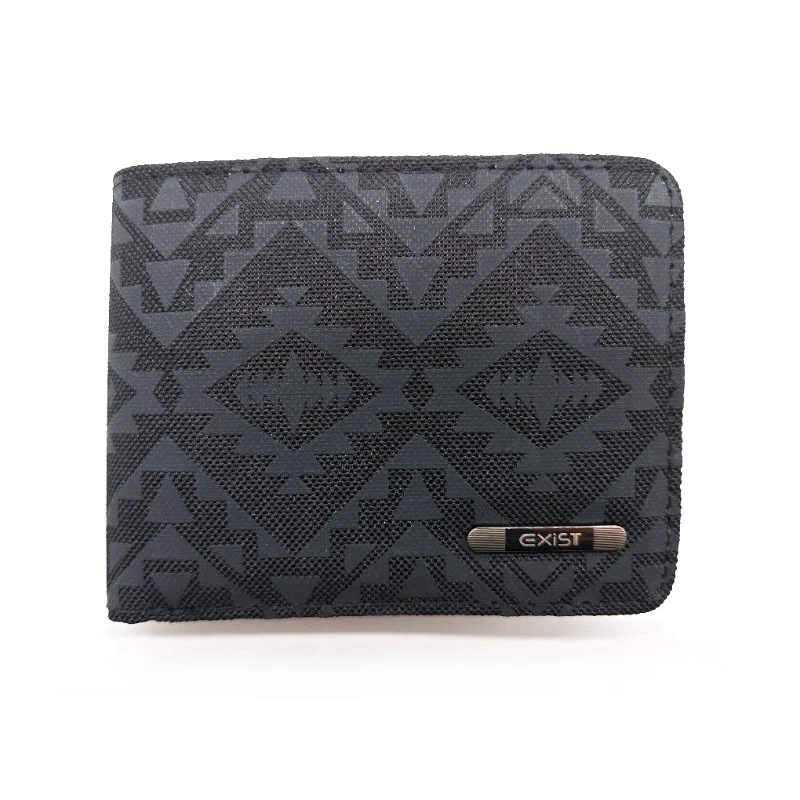 Pattern Printed Polyester Fabric Bifold Wallets For Men