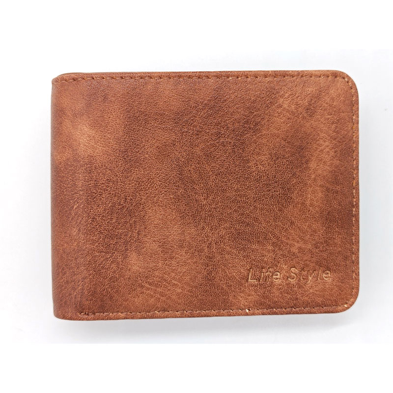 Simple Design PU Bifold Wallets For Men