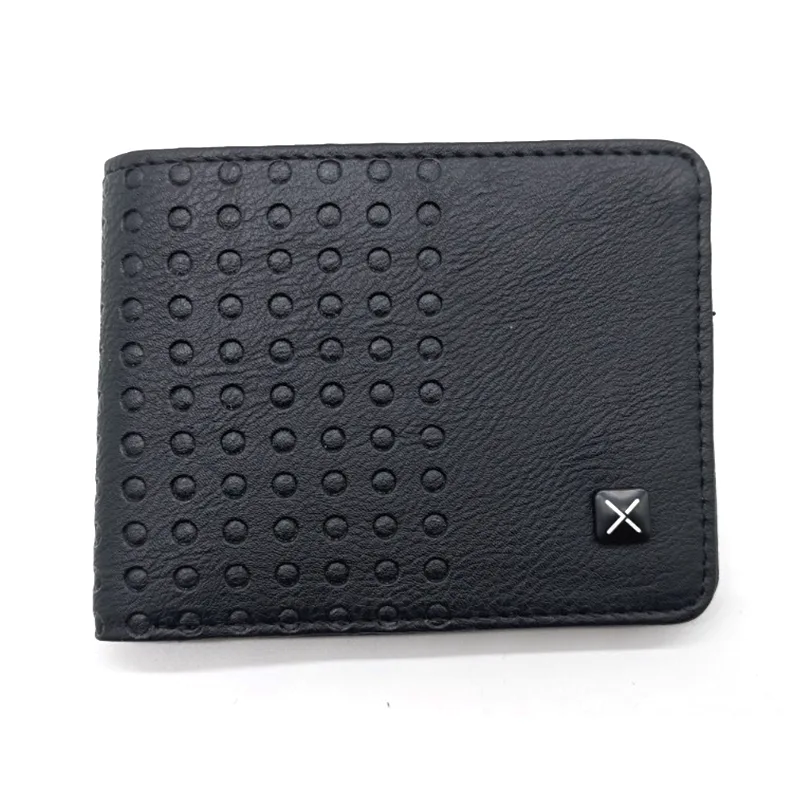 Simple Pattern Engraved Bifold Wallets For Men