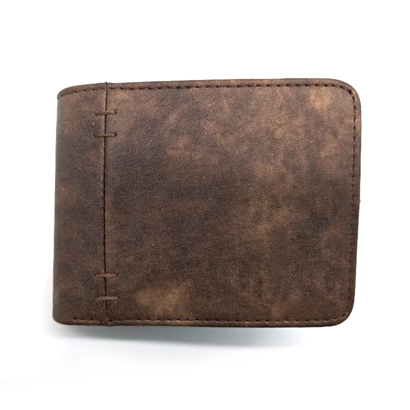 Vintage Style PU Bifold Wallets For Men